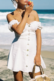 MARIA LINEN DRESS