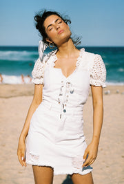 SOFIA WHITE DENIM DRESS